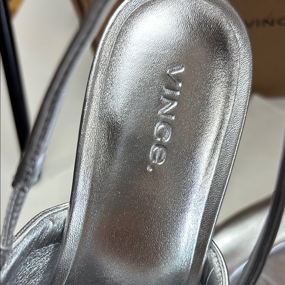 Vince‎ Venice Metallic Leather Slingback Flat - Picture 7 of 7
